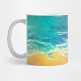 Watercolor shoreline scene Mug